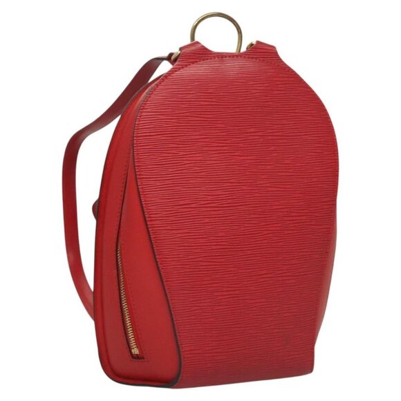 LOUIS VUITTON Epi Mabillon Backpack Castilian Red M52237 LV Auth sw690 - Picture 1 of 16